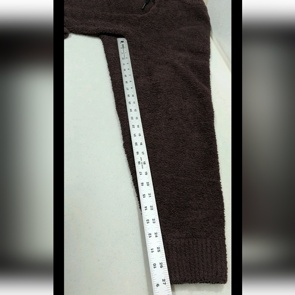 Natori Akio Cheniile Jogger Pants Mens L Brown Cozy Lounge Cabincore #1111 - Picture 10 of 11